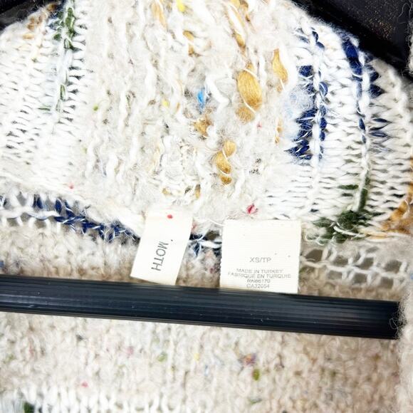 Moth Oversized Multicolored Cardigan Sweater Size X-Small - Picture 3 of 5